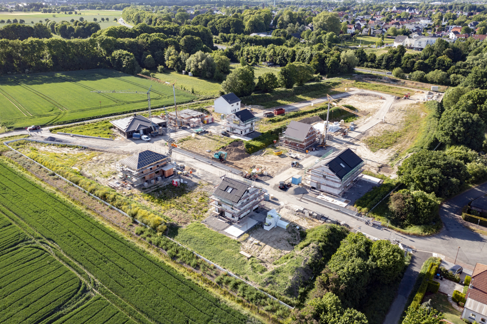 Baugebiet Werl Süd II im Mai 2025