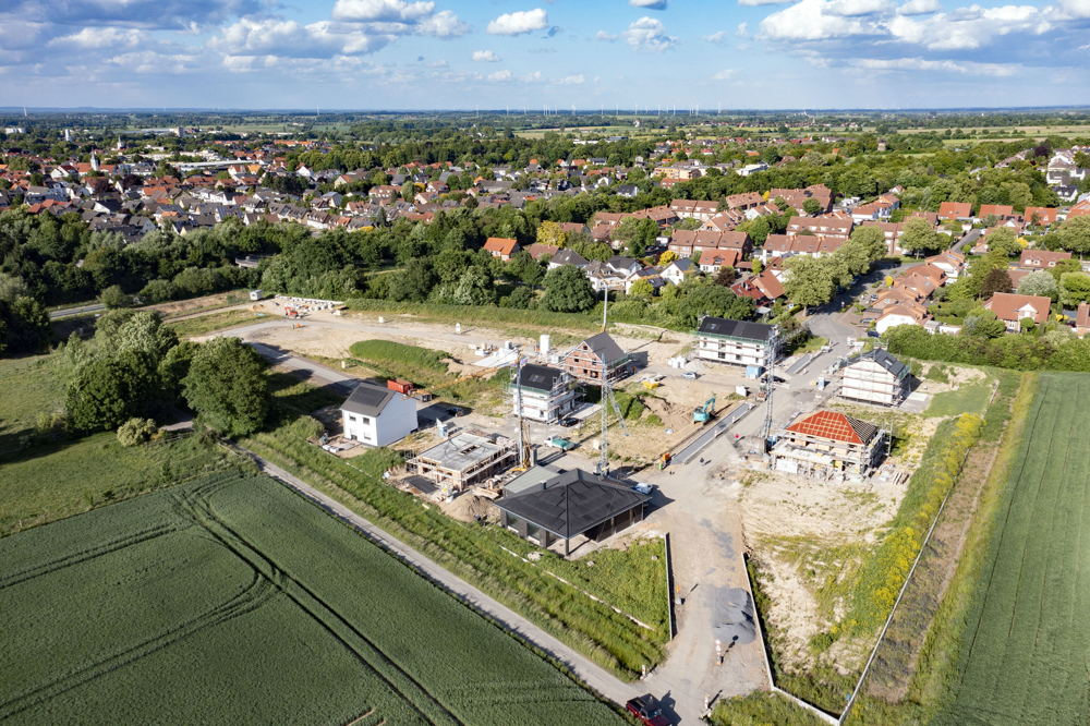 Baugebiet Werl Süd II im Mai 2025