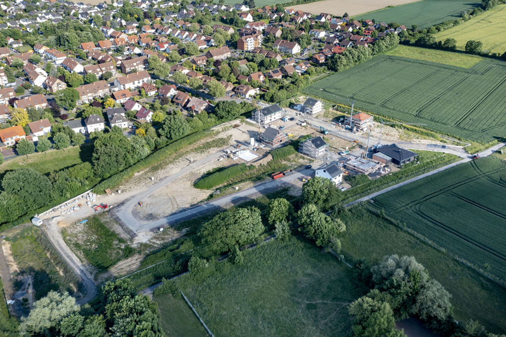 Baugebiet Werl Süd II im Mai 2025