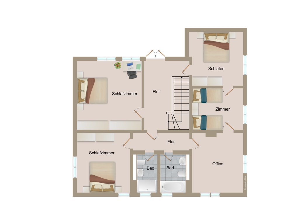 Grundriss Obergeschoss