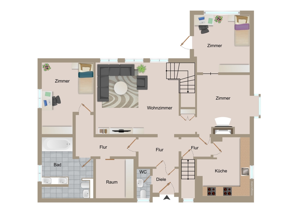 Grundriss Erdgeschoss